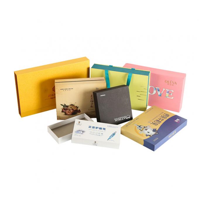 Custom retail packaging box with 4C offset printing — front view