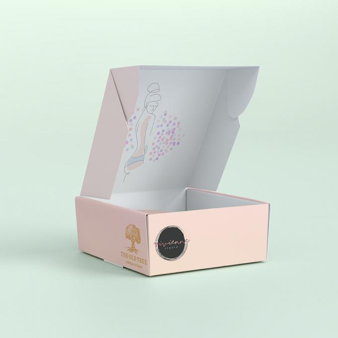 الورق المقوى شعار مخصص مطبوع صندوق البريد المموجة الشحن التعبئة والتغليف الكرتون المطوي صندوق ورق البريد 10