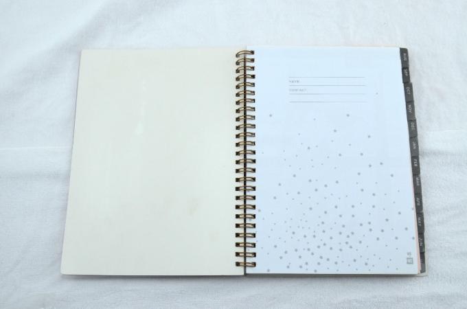 مذكرات المجلة المخطط PVC مع منظم الطباعة الضريبية 2