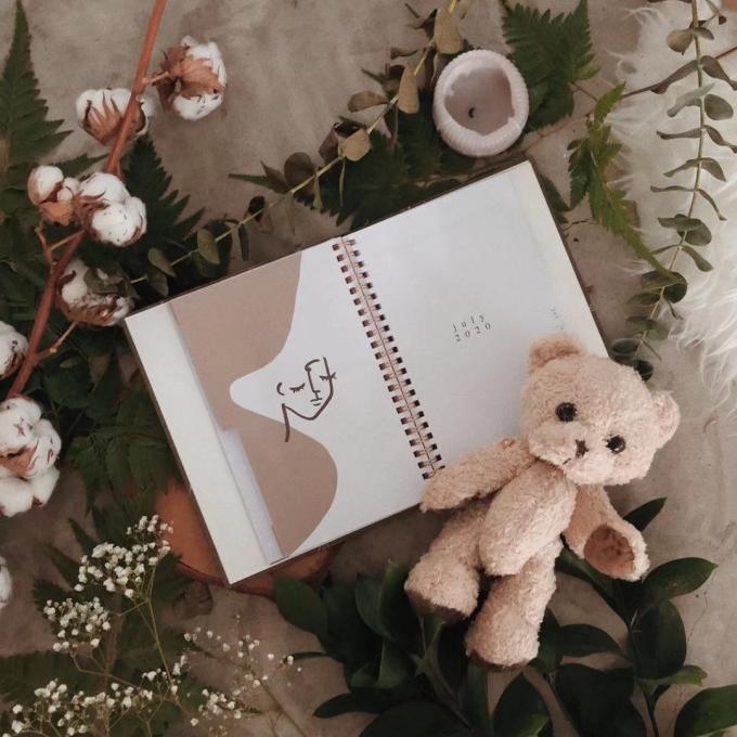 كتيب غطاء صلب من طابعة مخطط أسبوعي مع 80 ورقة صفحات داخلية 7