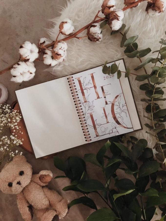 كتيب غطاء صلب من طابعة مخطط أسبوعي مع 80 ورقة صفحات داخلية 5