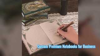 دفاتر ملاحظات مميزة بغلاف مقوى مخصصة لشركتك